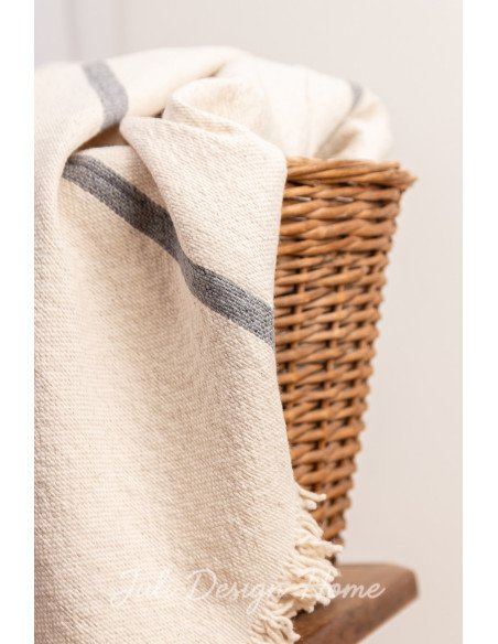 Manta Sillón Rústica Gris - Juli Design Home