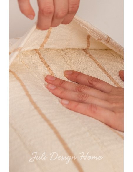 Almohadón Valeria 50x50 (Arena) -  Juli Design Home