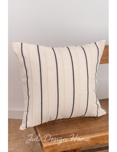 Almohadón Valeria 50x50 (Negro) -  Juli Design Home