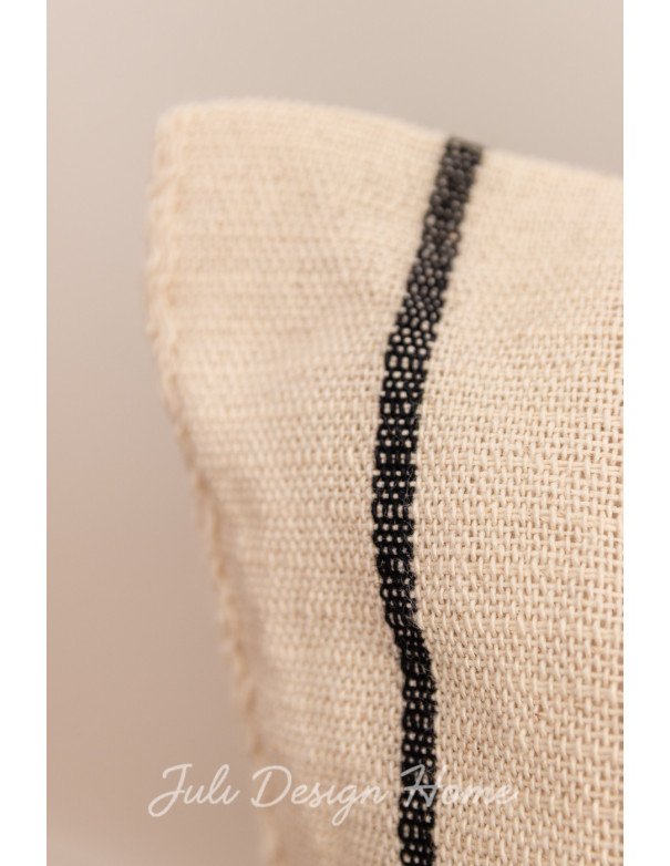 Funda de Almohadón Valeria 50x50 (Negro) -  Juli Design Home