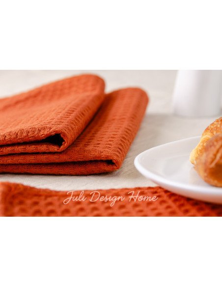 Repasador Nido de Abeja (Color Ladrillo) - Juli Design Home