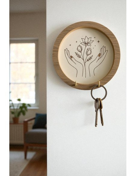 Porta Llaves Florecer Circular - Juli Design Home