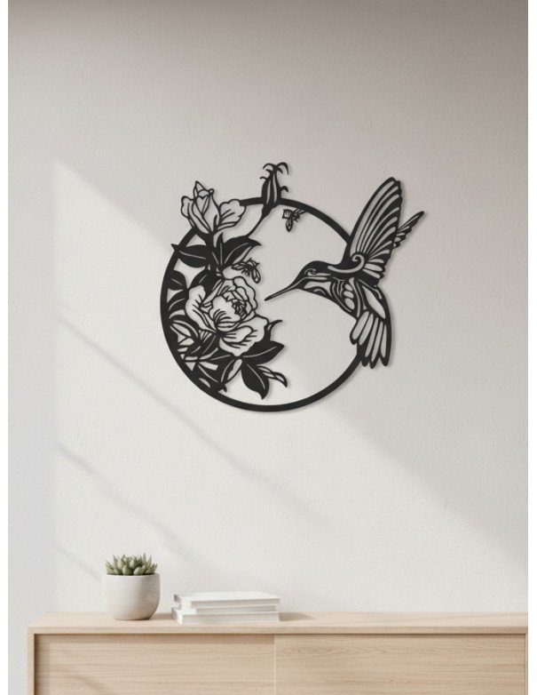 Cuadro Hoja IV - Negro 40cm - Juli Design Home