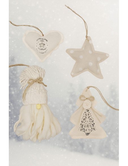 Set x4 Adornos de Tela Navidad - Juli Design Home