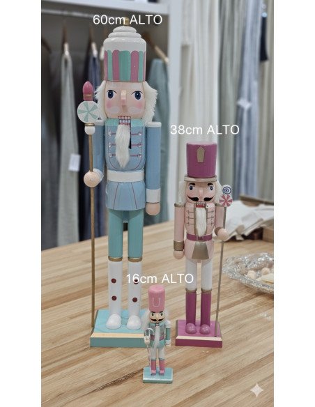 Cascanueces Mediano 38cm (Celeste) - Juli Design Home