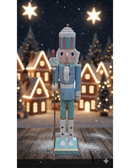 Cascanueces Mediano 38cm (Celeste) - Juli Design Home