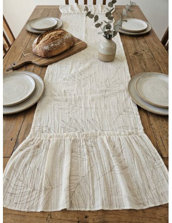 Camino de Mesa Con Volados Federica - Juli Design Home 2