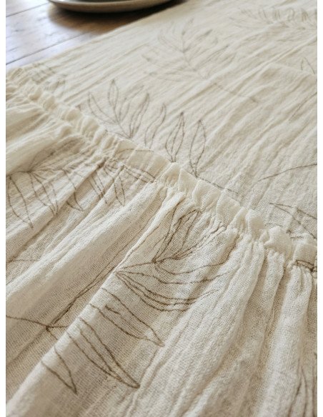 Camino de Mesa Con Volados Federica - Juli Design Home