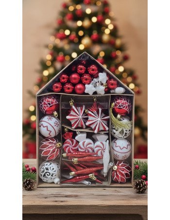 Set Adornos Navidad Casita (73 piezas) - Juli Design Home 2