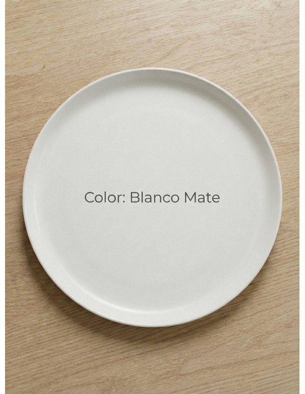 Plato Playo 25cm (Blanco Mate) - Juli Design Home
