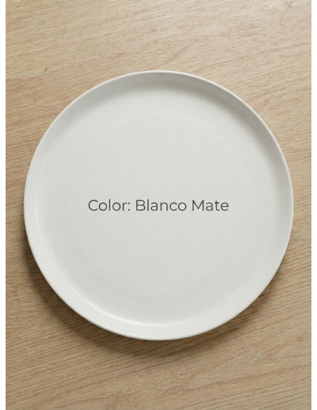 Plato Playo 25cm (Blanco Mate) - Juli Design Home