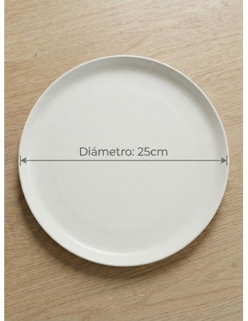 Plato Playo 25cm (Blanco Mate) - Juli Design Home