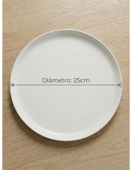 Plato Playo 25cm (Blanco Mate) - Juli Design Home