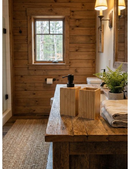 Set de Baño x3 Madera - Juli Design Home