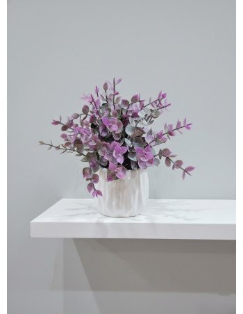 Planta Artificial Violeta Cerámica P1177 -  Juli Design Home