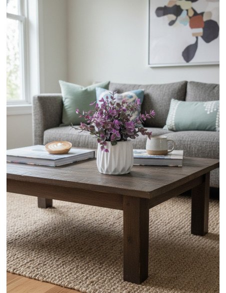 Planta Artificial Violeta Cerámica P1177 -  Juli Design Home