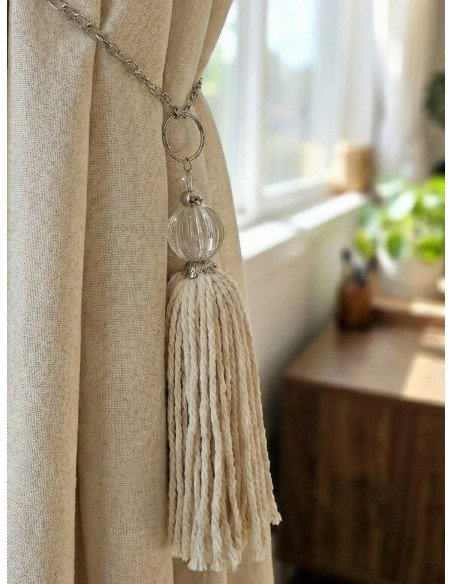 Borlas Chic Con Esfera de Acrilico - Juli Design Home