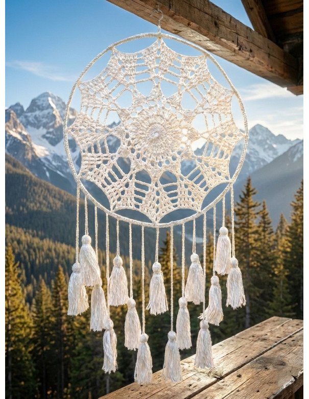 Atrapasueños Sonia Tejido en Crochet - Juli Design Home