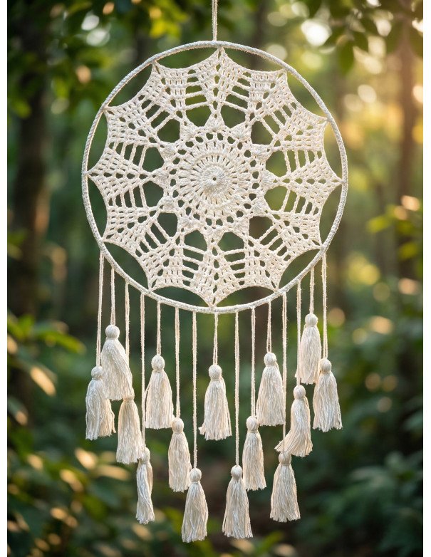 Atrapasueños Sonia Tejido en Crochet - Juli Design Home