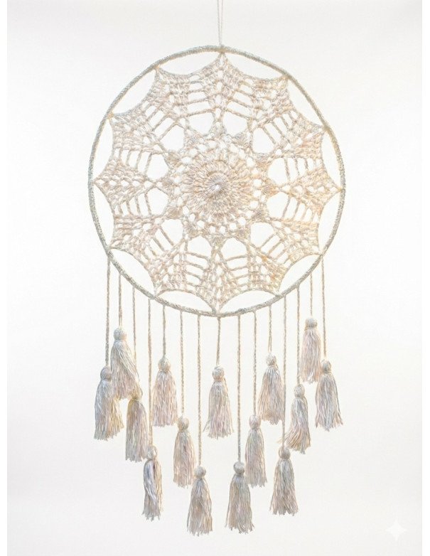 Atrapasueños Sonia Tejido en Crochet - Juli Design Home