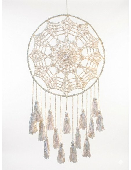 Atrapasueños Sonia Tejido en Crochet - Juli Design Home