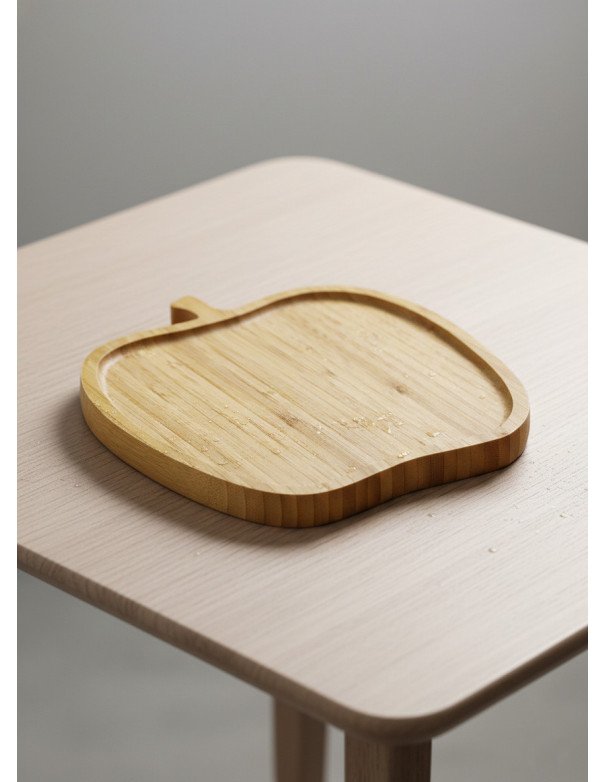 Bandeja Manzana Bambú - Juli Design Home