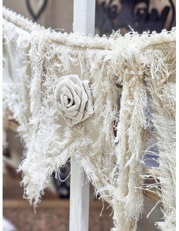 Banderines de Tela Rosa Decorativos - Juli Design Home