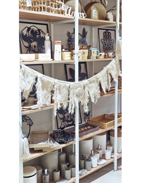 Banderines de Tela Rosa Decorativos - Juli Design Home