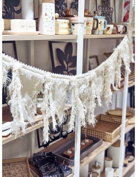 Banderines de Tela Rosa Decorativos - Juli Design Home