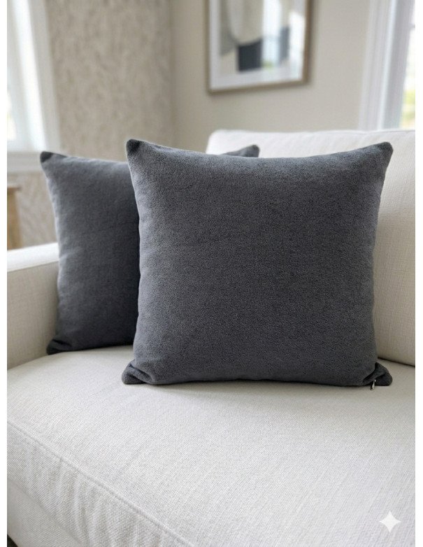 Almohadón Mariana 50x50 (Gris Oscuro) -  Juli Design Home