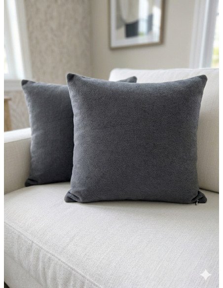 Almohadón Mariana 50x50 (Gris Oscuro) -  Juli Design Home