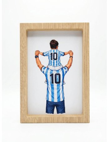 Cuadro Papa e Hijo Argentina -  Juli Design Home 2