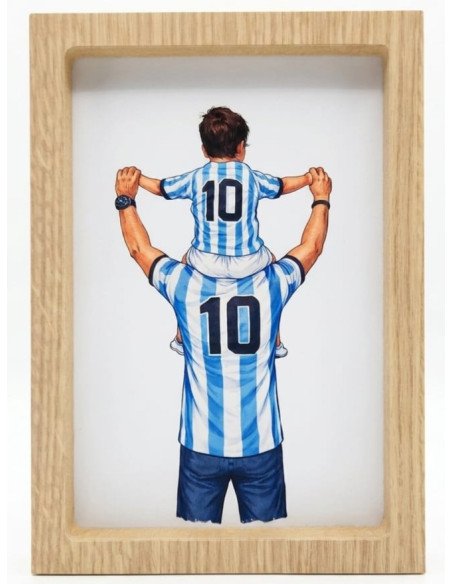 Cuadro Papa e Hijo Argentina -  Juli Design Home