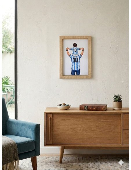 Cuadro Papa e Hijo Argentina -  Juli Design Home