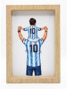 Cuadro Papa e Hijo Argentina -  Juli Design Home
