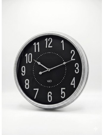 Reloj Negro/Plateado 50cm - Juli Design Home