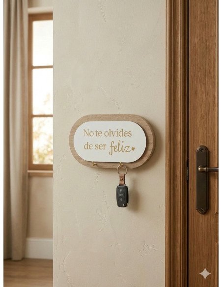 Porta Llaves Ser Feliz - Juli Design Home