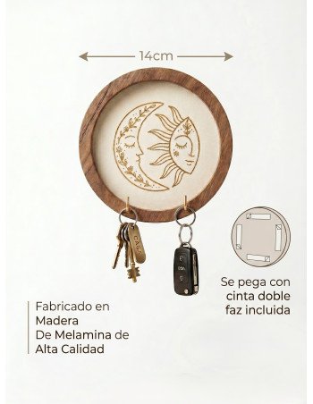 Porta Llaves Sol y Luna - Juli Design Home 2