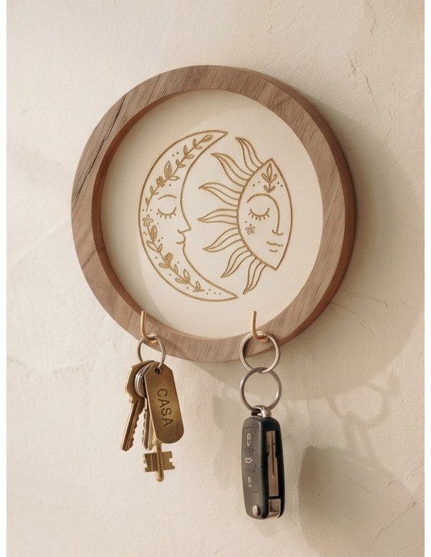 Porta Llaves Sol y Luna - Juli Design Home