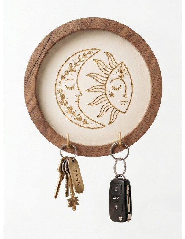 Porta Llaves Sol y Luna - Juli Design Home