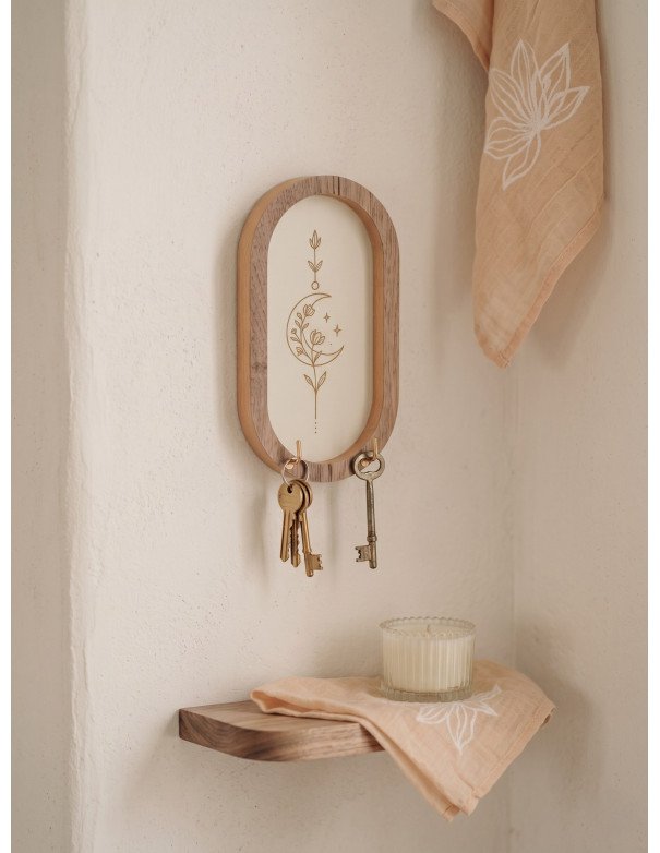 Porta Llaves Luna Flores - Juli Design Home