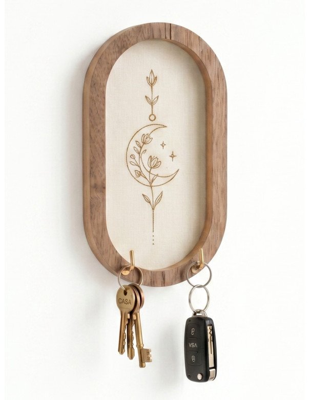 Porta Llaves Luna Flores - Juli Design Home