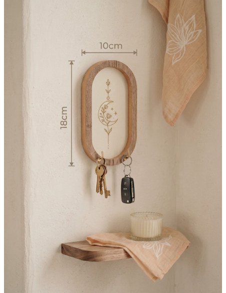 Porta Llaves Luna Flores - Juli Design Home