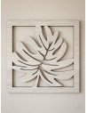 Cuadro Hoja I - Teka 40cm 6mm - Juli Design Home