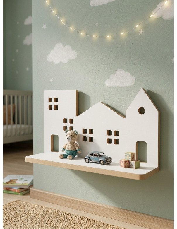 Estante Casitas - Juli Design Home
