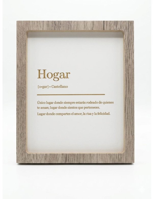 Cuadro Definición Hogar -  Juli Design Home