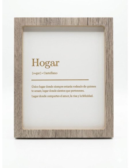 Cuadro Definición Hogar -  Juli Design Home