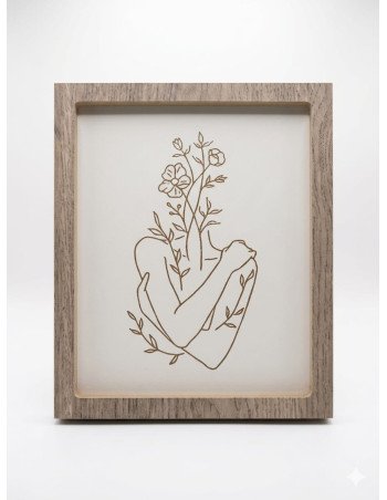 Cuadro Mujer Floreciendo -  Juli Design Home