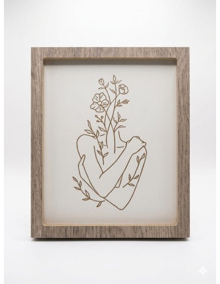 Cuadro Mujer Floreciendo -  Juli Design Home