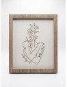Cuadro Mujer Floreciendo -  Juli Design Home